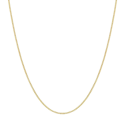 16"+2" Ania Haie Gold-Plated Sterling Silver Box Chain Necklace