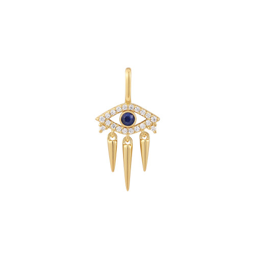 Ania Haie Gold-Plated Sterling Silver Evil Eye Charm