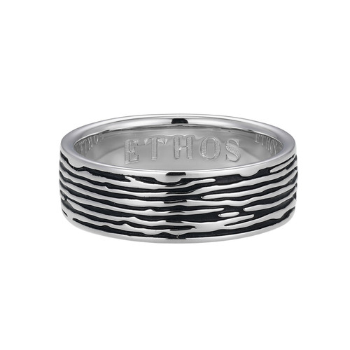 Additional view of Mens Timber Band Ring by ETHOS - UR0114