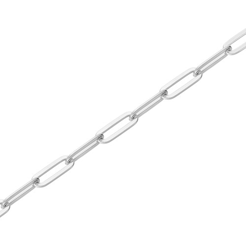 Charles Garnier Paperclip Rhodium-Plated Sterling Silver Necklace SDN3367W17