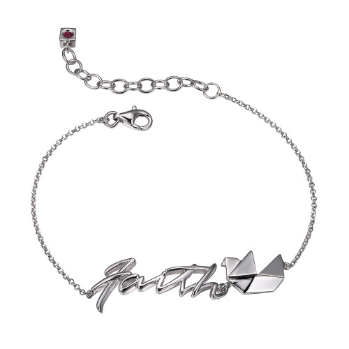 ELLE Jewelry Origami Sterling Silver Bracelet B10144W