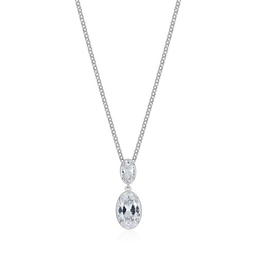 ELLE Jewelry Serenelle Sterling Silver Cubic Zirconia Necklace LN0267