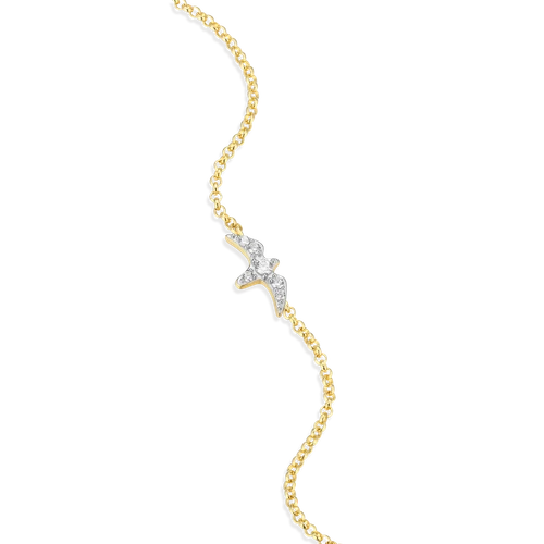 M by Monte Luna Bird Bolo 14K Yellow Gold-Plated Sterling Silver Bracelet BB0037Y