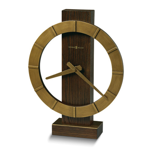 Howard Miller Halo Satin Espresso Finish Mantel Clock