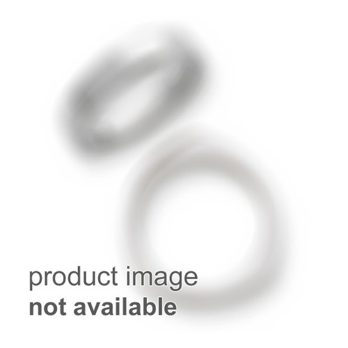 14K Yellow Gold 6 mm High Polished Oval Hoop Single Earring, 20 mm Long
