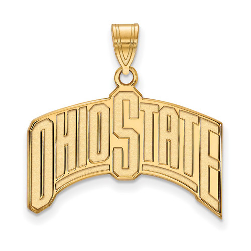 LogoArt Ohio State University Pendant - 10K Yellow Gold The Extra Large