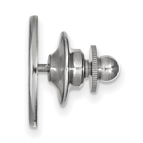 Rhodium-Plated 14K White Gold LogoArt College of William and Mary Lapel Pin - View 2