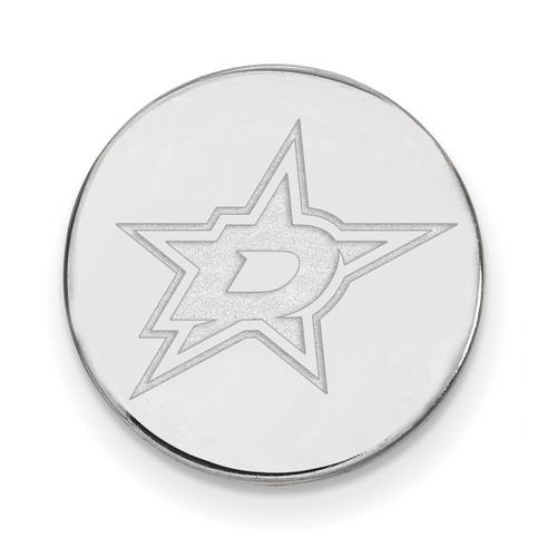 LogoArt Dallas Stars Lapel Pin - Rhodium-Plated 14K White Gold