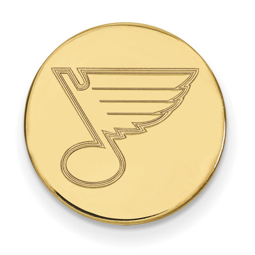 LogoArt St. Louis Blues Lapel Pin - 14K Yellow Gold
