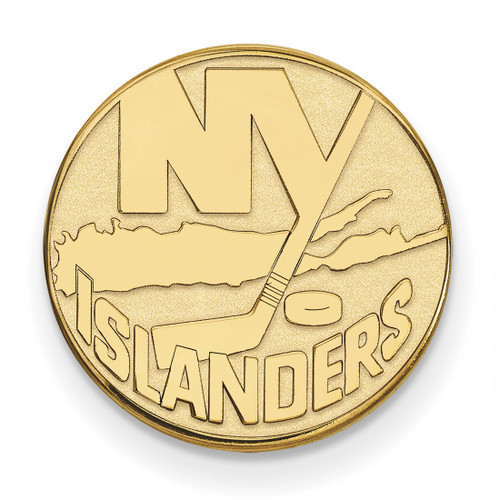 LogoArt New York Islanders Lapel Pin - 14K Yellow Gold