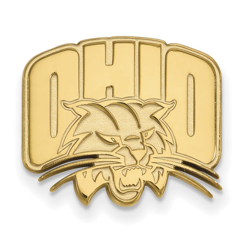 LogoArt Ohio University Lapel Pin - 14K Yellow Gold