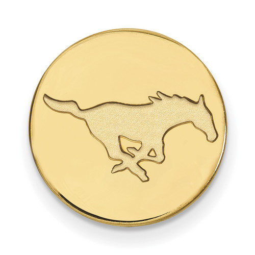 LogoArt Southern Methodist University Lapel Pin - 14K Yellow Gold Mustang