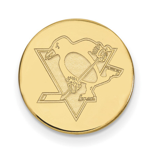 LogoArt Pittsburgh Penguins Lapel Pin - 14K Yellow Gold