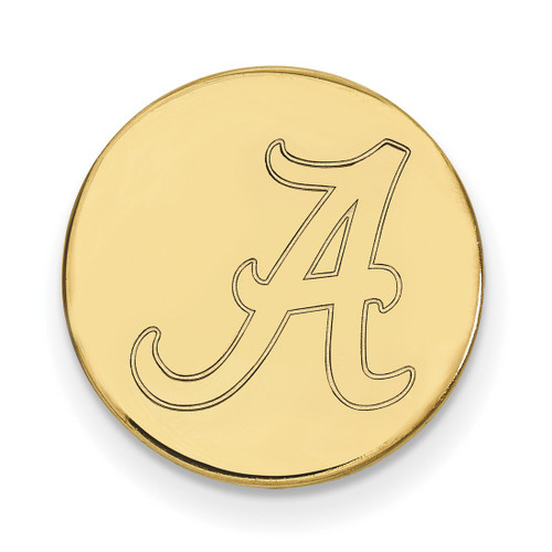 LogoArt University of Alabama Lapel Pin - 14K Yellow Gold Letter A
