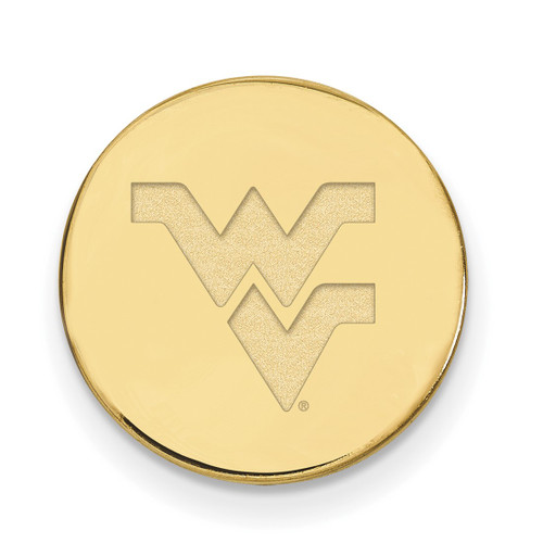 LogoArt West Virginia University Lapel Pin - 14K Yellow Gold W-V