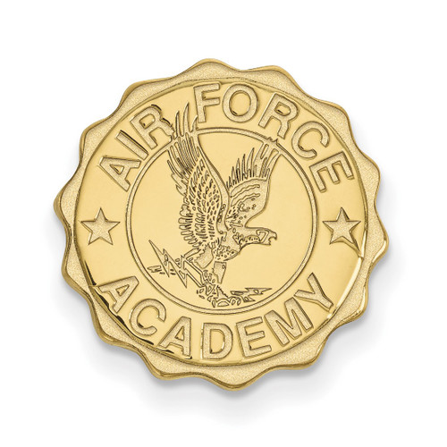 LogoArt United States Air Force Academy Lapel Pin - 14K Yellow Gold Crest