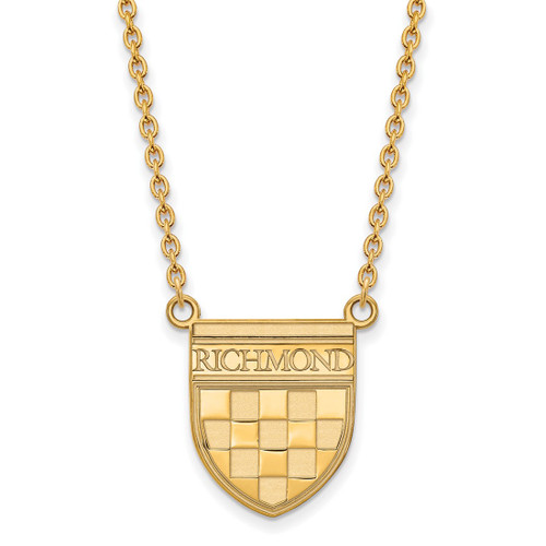 14K Yellow Gold University of Richmond Large Split Chain Necklace