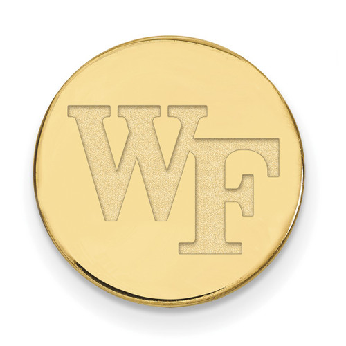 LogoArt Wake Forest University Lapel Pin - 14K Yellow Gold W-F
