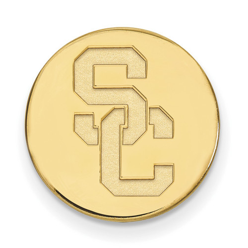 LogoArt University of Southern California Lapel Pin - Sterling Silver Gold-Tone S-C