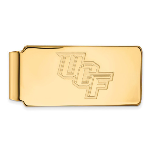 LogoArt University of Central Florida Money Clip - Sterling Silver Gold-Tone U-C-F