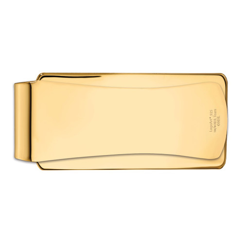 LogoArt Oklahoma State University Money Clip - Sterling Silver Gold-Tone O-S-U - View 2