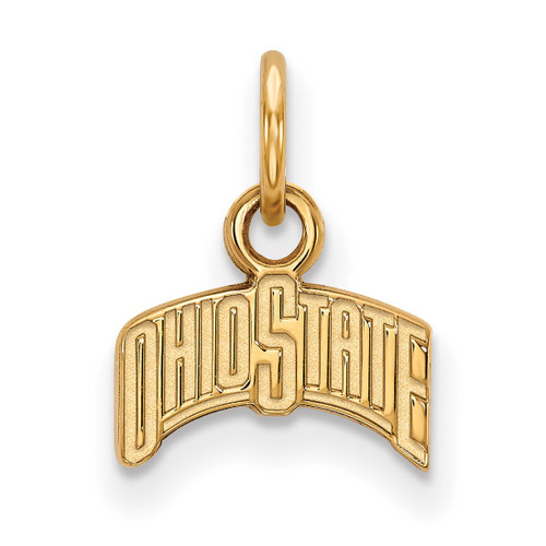 LogoArt Ohio State University Pendant - Sterling Silver Gold-Tone The Extra Small