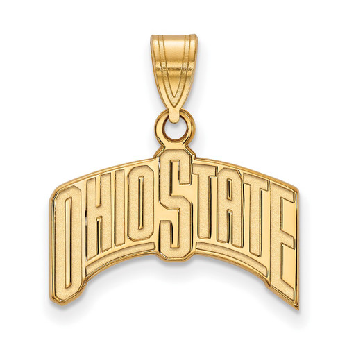 LogoArt Ohio State University Pendant - Sterling Silver Gold-Tone The Large