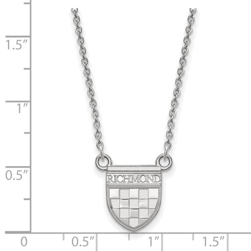 Sterling Silver University of Richmond Medium Split Chain Necklace - View 2