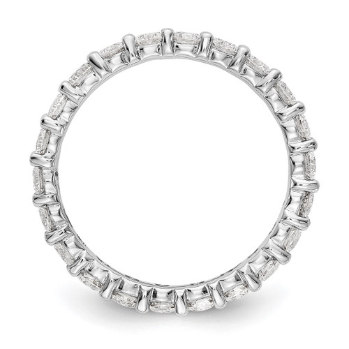 Rhodium-Plated 14K White Gold Lab-Grown Diamond Shared Prong Eternity Band - ET0001-200-WLG - View 2
