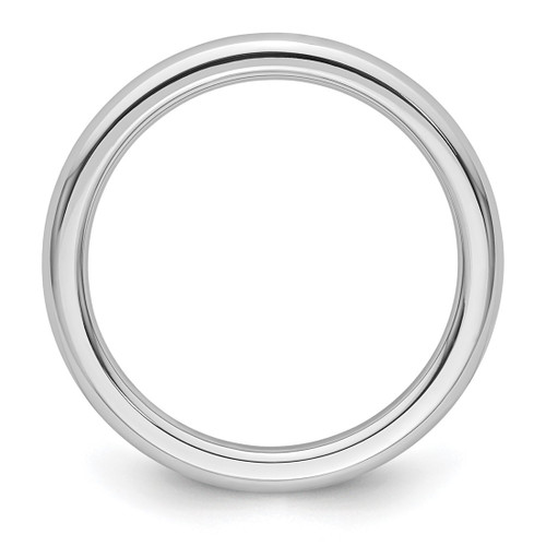 Platinum 2.5 mm Comfort-Fit Wedding Band, Domed - View 2