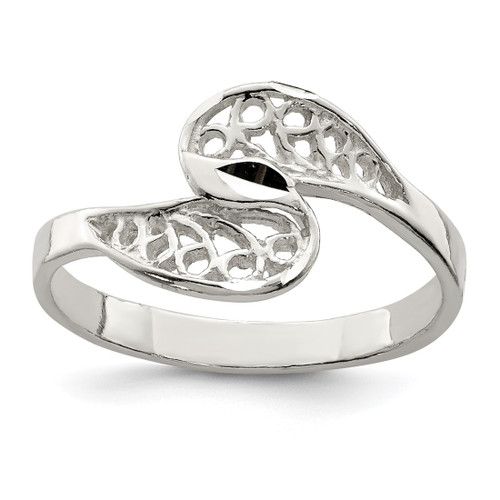 Sterling Silver Filigree Ring, 2 mm