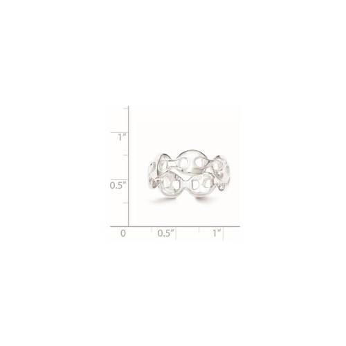Sterling Silver Polished Ring - View 2