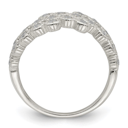 Sterling Silver Cubic Zirconia Ring, 1.33 mm - View 2