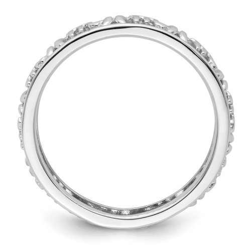 Sterling Silver Stackable Expressions Scorpio Zodiac Ring - View 2