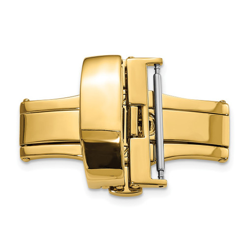22 mm Gold-Tone Butterfly Style Deployment Buckle