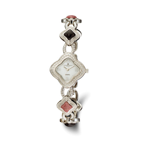 Women'S Charles Hubert Dumortierite/Rhodonite Bracelet Watch, 28 mm, Quartz