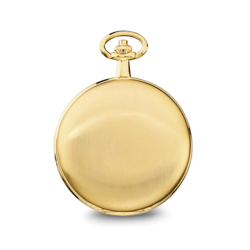 Charles Hubert Gold-Finish White Dial Pocket Watch, 50 mm, Quartz - View 2