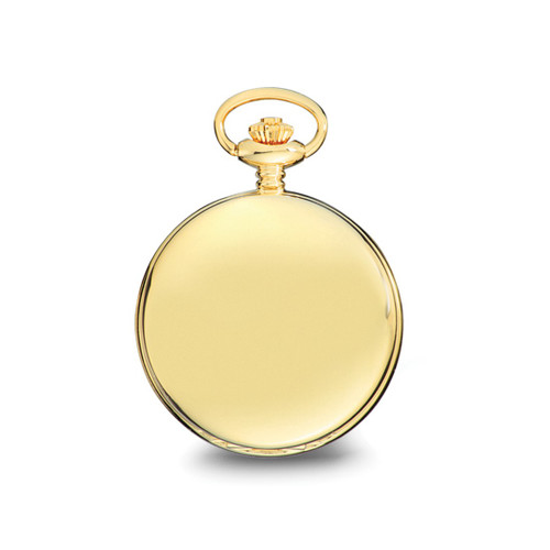 Charles Hubert Gold-Finish White Dial Pocket Watch, 47 mm, Quartz - View 2