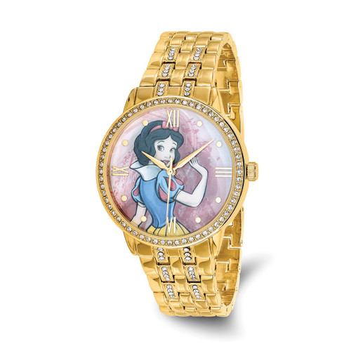 Women'S Disney Snow White Gold-Tone Bracelet Watch, 40 mm, Quartz