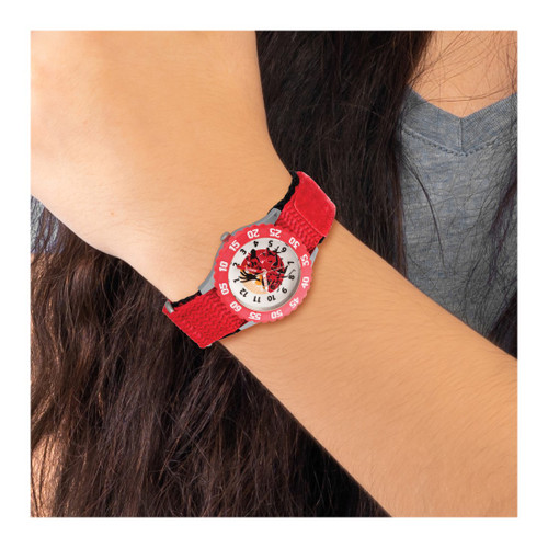 Disney Kids Incredibles 2 Red Nylon Band Time Teacher Watch, 32 mm, Quartz - View 2