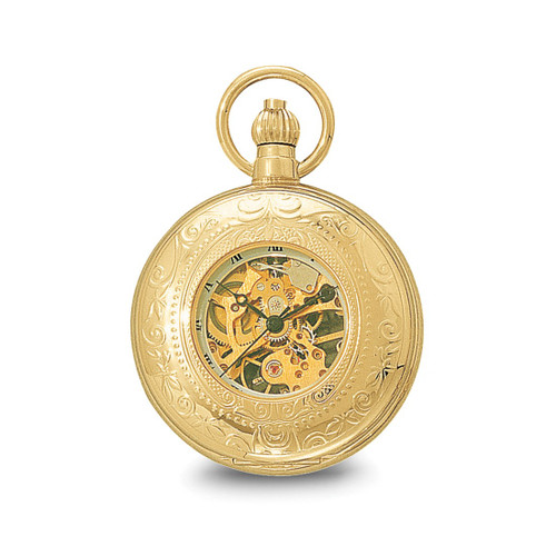 Charles Hubert Gold-Finish Pocket Watch, 47 mm, Hand-Wind - View 2