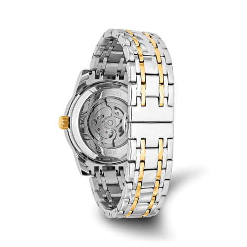 Mason Sales Stainless Steel Two-Tone Gold-Plated Skeleton Movement Watch, 40 mm, Automatic - View 2
