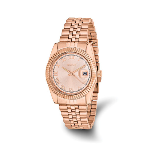 Mason Sales Women'S Stainless Steel Rose Gold-Tone Watch, 35 mm, Quartz