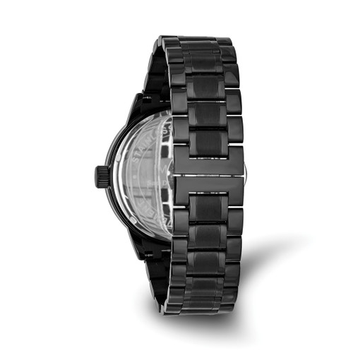 Mason Sales Stainless Steel Black Ion-Plated Green Race Car Rim Watch, 43 mm, Quartz - View 2