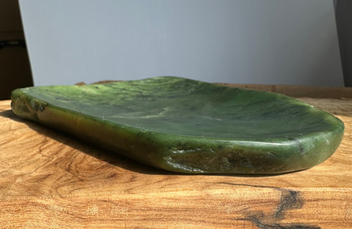 Natural Canadian Nephrite Jade Dish - 15oz
