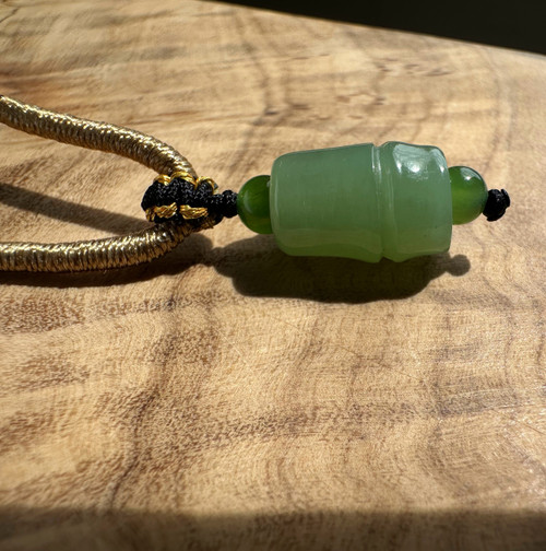 Natural Siberian Jade Pendant - 11mm