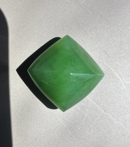 Natural Nephrite Jade Cabochon, 17mm Square sold individually