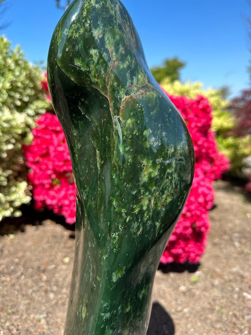 Natural 18lbs 6oz Polished Canadian Nephrite Jade Specimen 4"