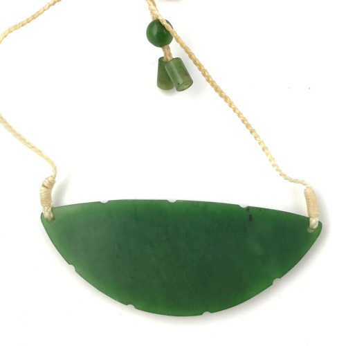 Natural Siberian Nephrite Jade Pendant - Only 1 29x75mm