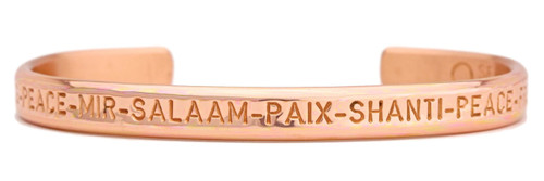 Peace Copper - Sergio Lub Handmade Cuff Bracelet